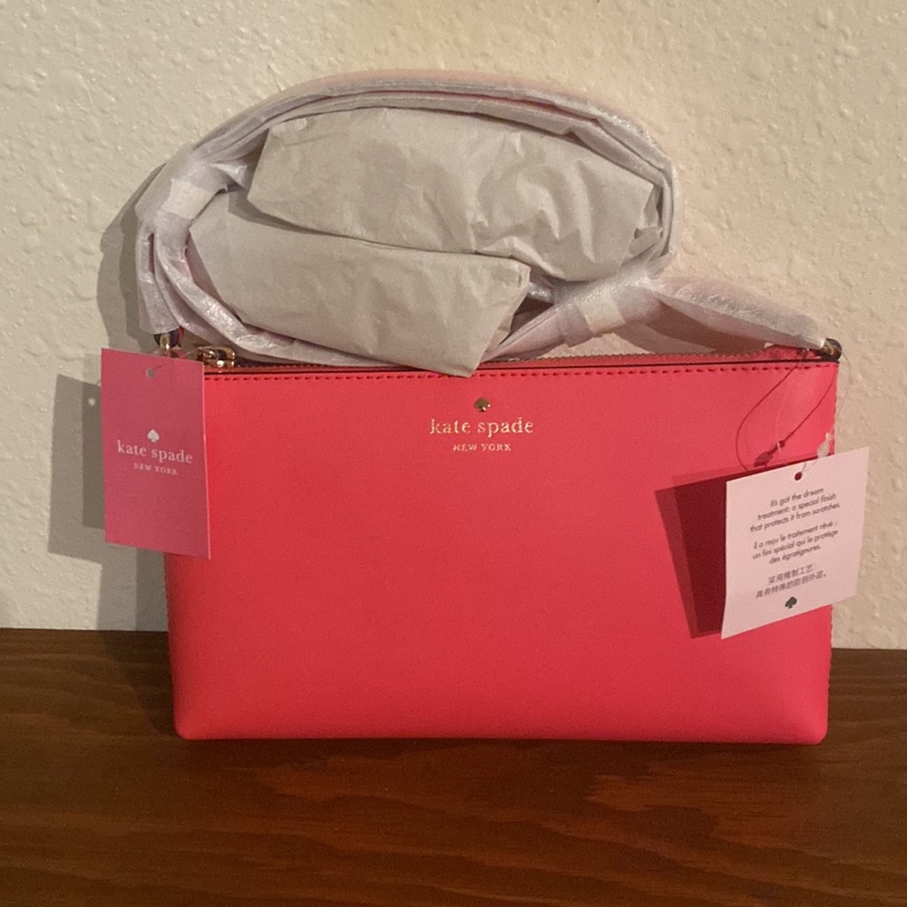 Kate Spade-WKRU4856-Crossbody Purse-Watermelon Glt. Brand New/Original Pkg
